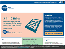 Tablet Screenshot of northlancashirecab.org.uk